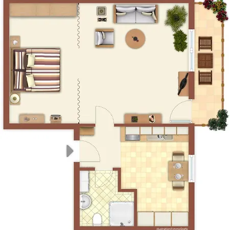 Appartement Turmblick Rostock